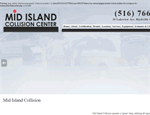 Tablet Screenshot of midislandcollision.com